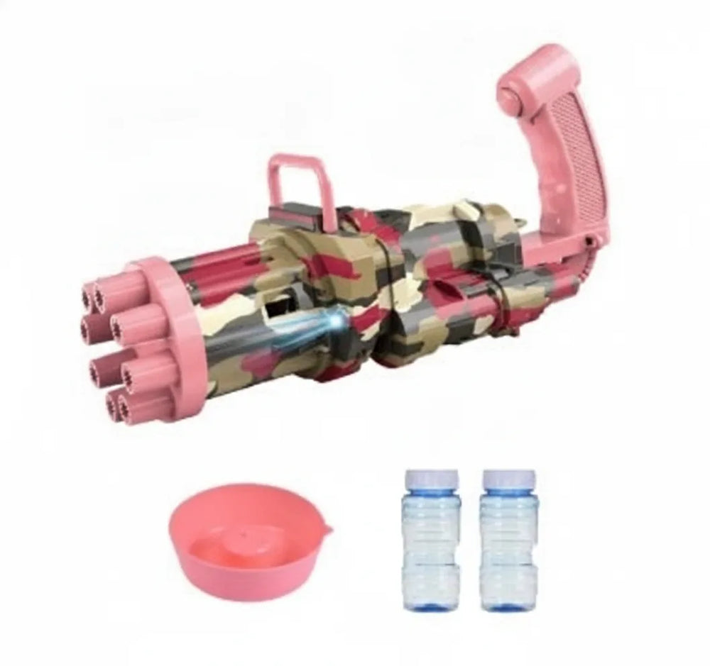 Portable Bubble Machine – Multi-Mode, Light & Music & Built-In Fan