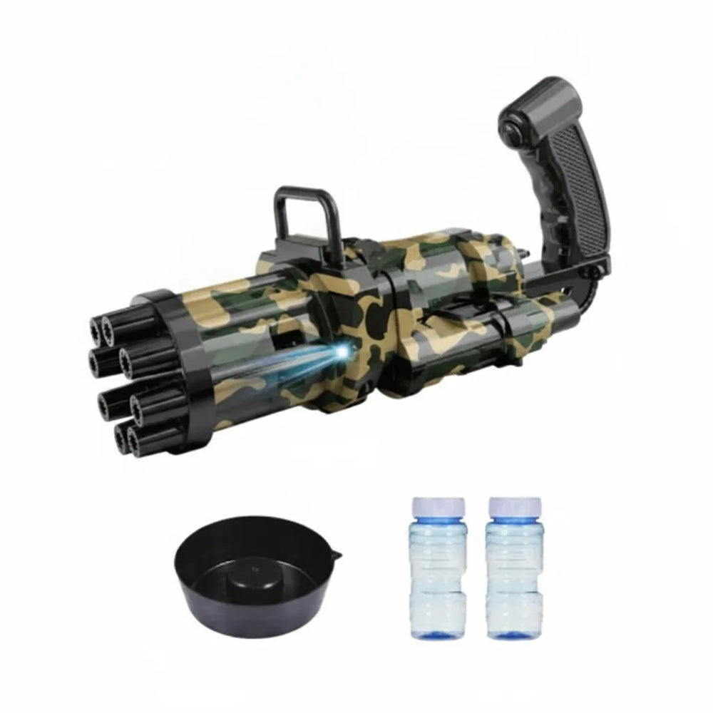 Portable Bubble Machine – Multi-Mode, Light & Music & Built-In Fan