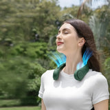 Portable Bladeless Neck Fan – Hands-Free, USB Rechargeable & Under 36dB Quiet