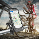 Waterproof Bike Phone Mount – 15W Wireless Charging, 5000mAh, Fits 4.5–6.8 Inch Phones
