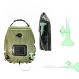 Solar Camping Shower Bag – 20L, Heats to 45°C & Foldable PVC