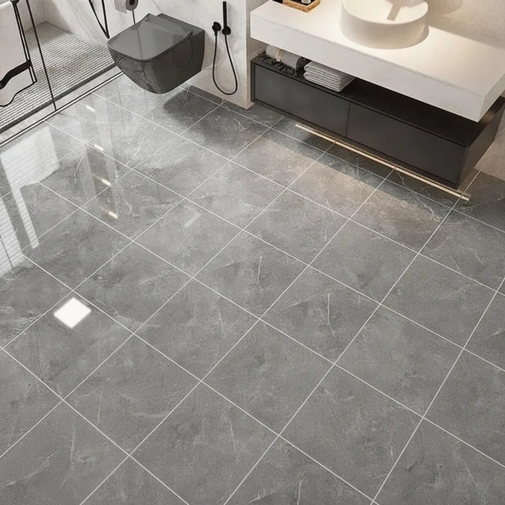 Self-Adhesive Vinyl Floor Tiles – Waterproof, 30×30 cm & 4-Pack Peel-and-Stick