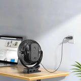 Cordless Clip-On Fan – 10000 mAh Battery, 20 cm Blades & USB-C Rechargeable