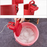 Portable Mini Bucket Washing Machine – 150W Pulsator, Digital Timer & Low-Water Alarm