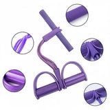 Pull Rope Exercise Trainer – Foot Straps, Full-Body Resistance & Portable Home Workout