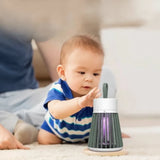 UV Light Bug Zapper – USB Rechargeable, Silent ≤35dB & 20–100m² Coverage