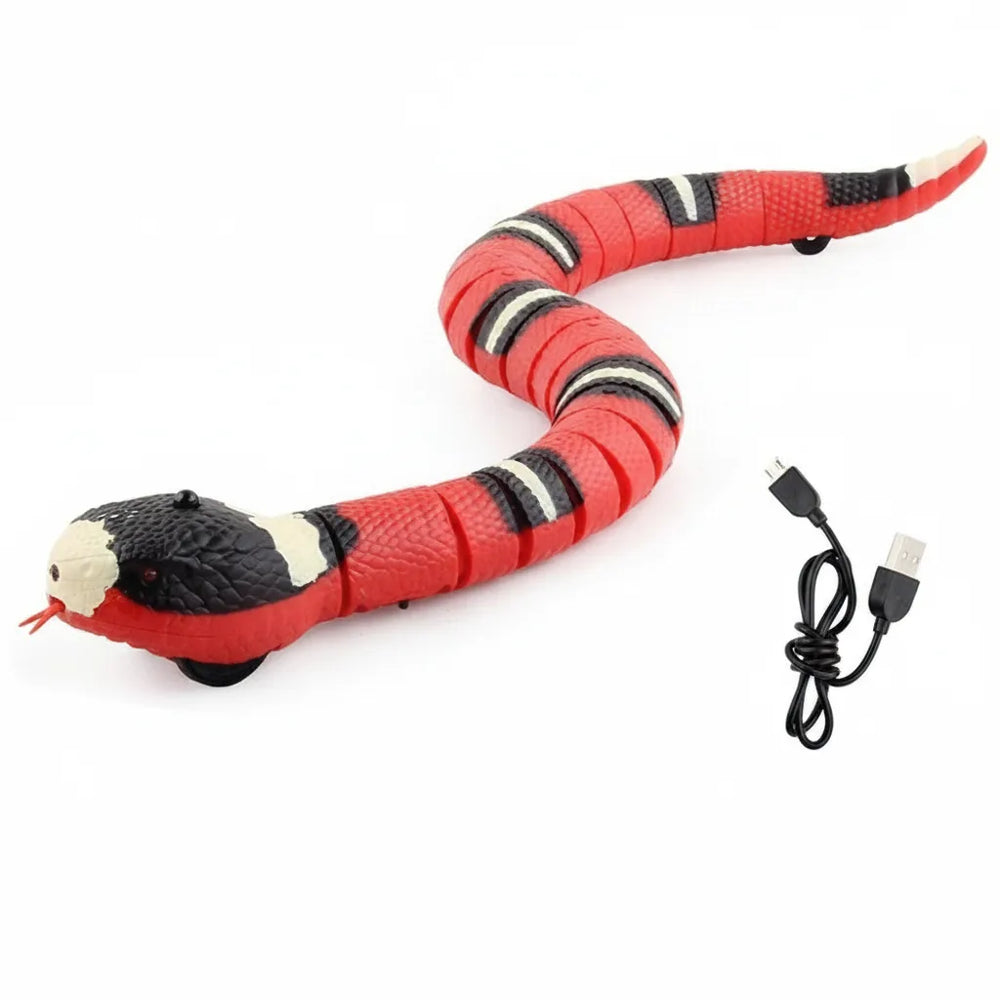 Interactive Cat Snake Toy – Motion Sensor, Realistic Movement & USB Rechargeable