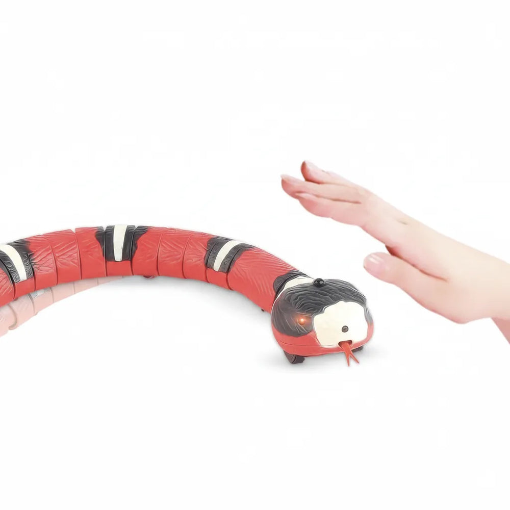 Interactive Cat Snake Toy – Motion Sensor, Realistic Movement & USB Rechargeable