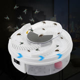 Electric Fly Trap – USB Powered, 360° Rotating Catch Arm & 5 Bait Stations