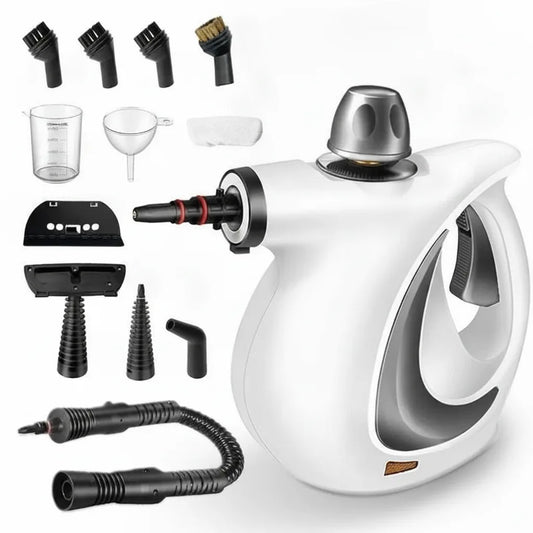 Handheld Steam Cleaner – 12 Accessories, Chemical-Free & Compact 1.87kg