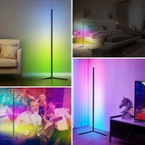 RGB LED Corner Floor Lamp – App Control, Music Sync & 16 Million Colors
