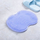 Non-Slip Bath Mat – Silicone Foot Scrubber, Suction Cup Base & 5 Color Options