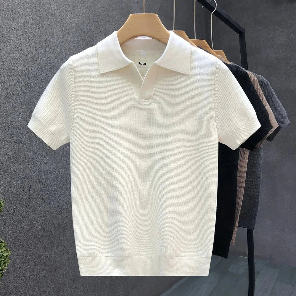 Men's ribbed sweater, view 3