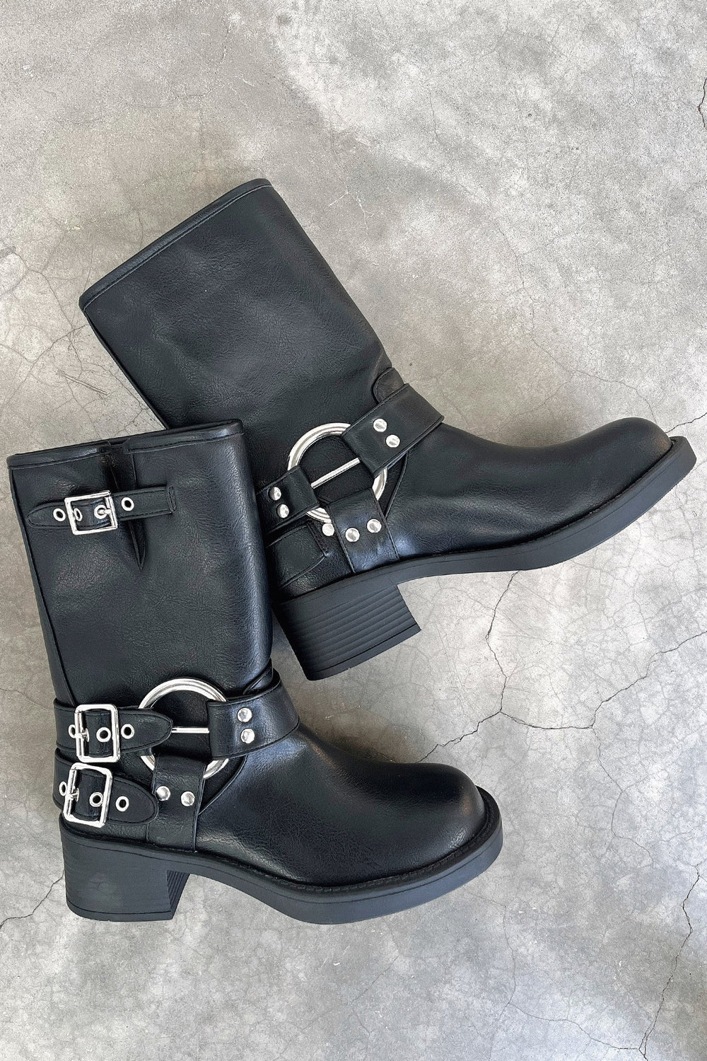 Women's block boots, view 4