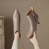 Women's block boots, view 2
