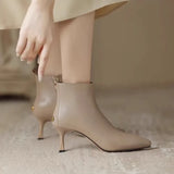 Women's block boots, view 6