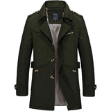Men's longline coat, view 4