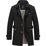 Men's longline coat, view 5