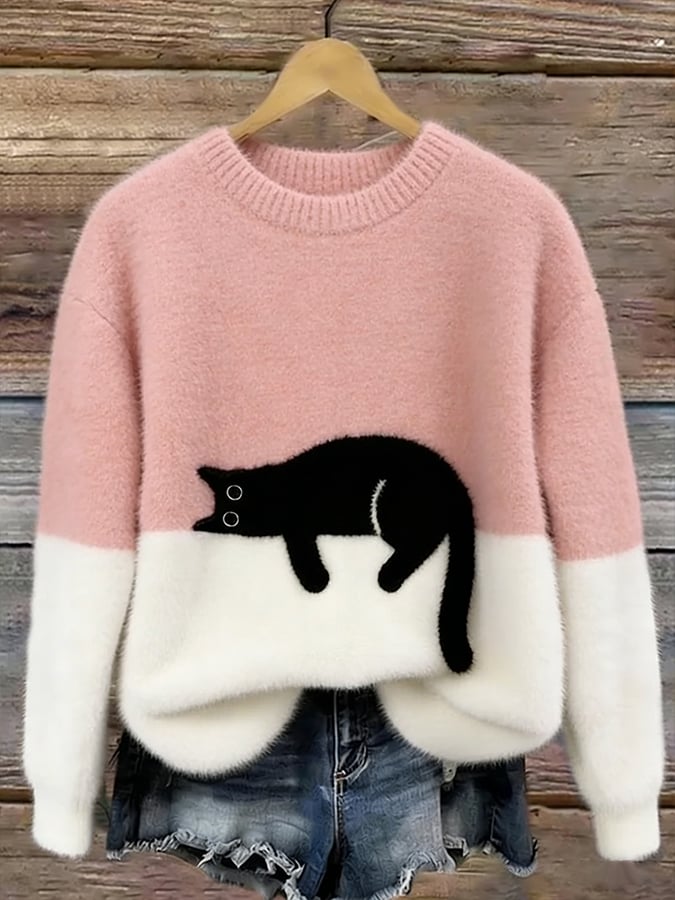 Women's oversized sweater, view 2