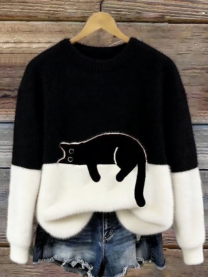 Women's oversized sweater, view 3