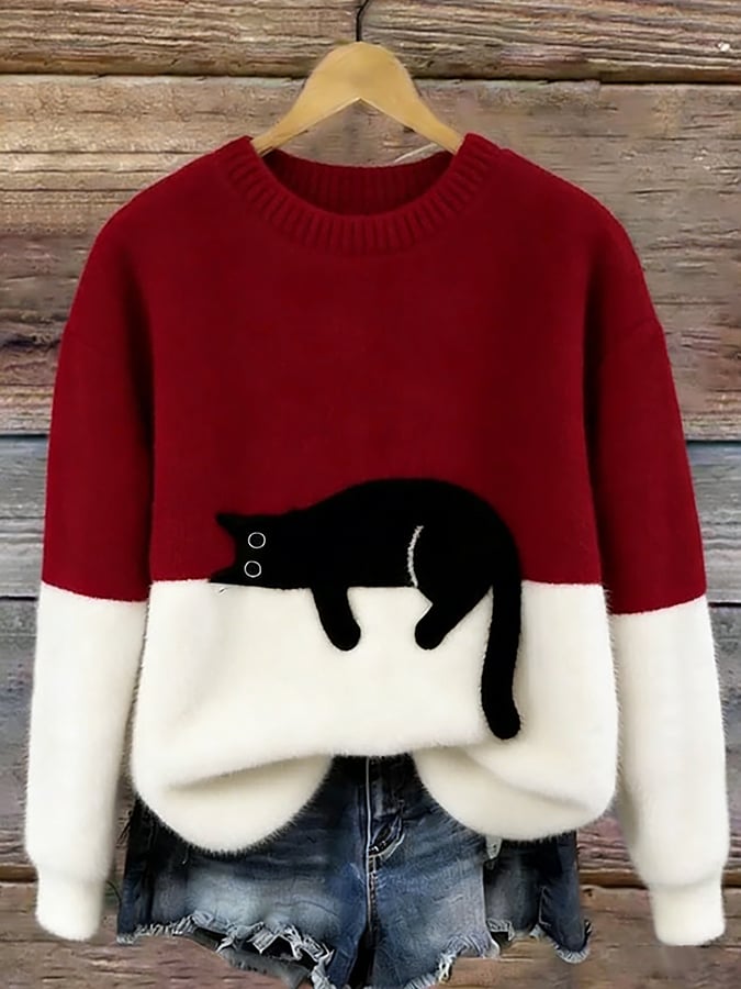 Women's oversized sweater, view 4