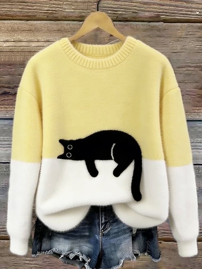Women's oversized sweater, view 5