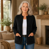 Women's ribbed cardigan, view 2