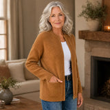 Women's ribbed cardigan, view 3