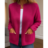Women's ribbed cardigan, view 6