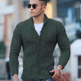 Men's ribbed cardigan, view 4
