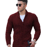 Men's ribbed cardigan, view 5
