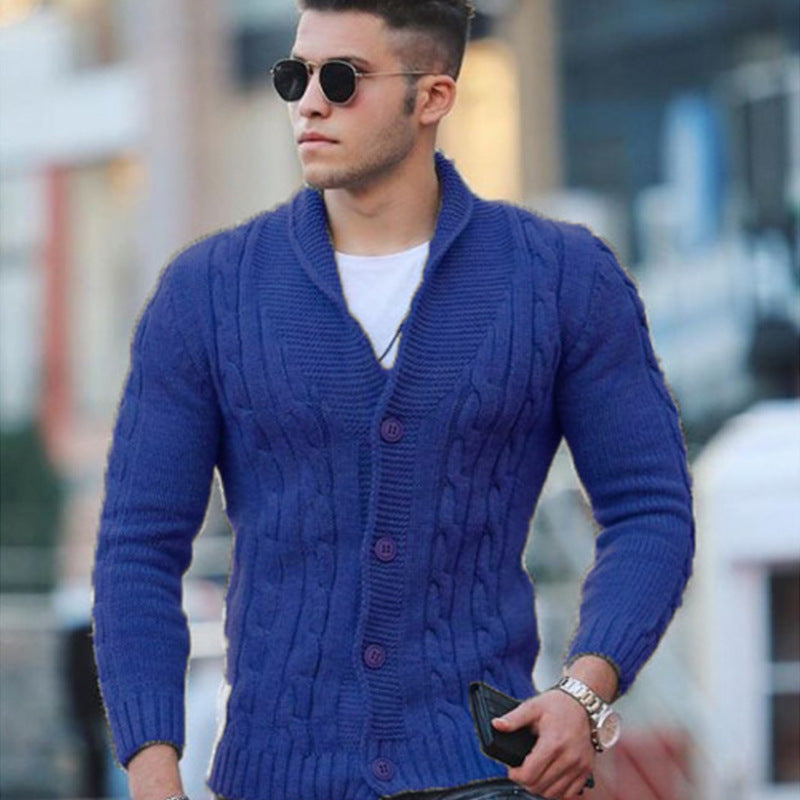 Men's ribbed cardigan, view 6