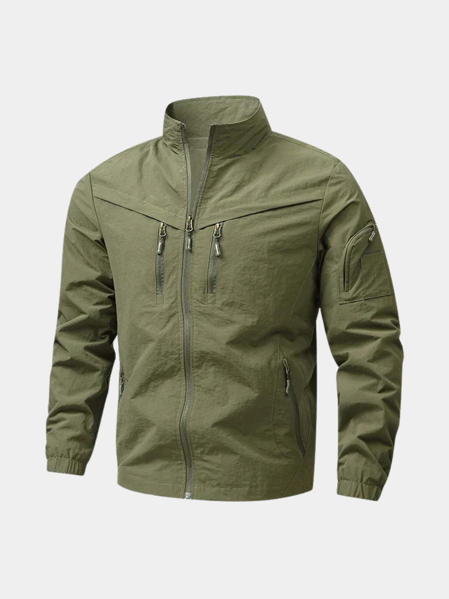 Men's longline coat, view 1
