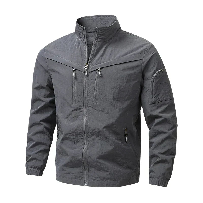 Men's longline coat, view 4