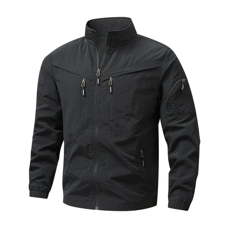 Men's longline coat, view 5
