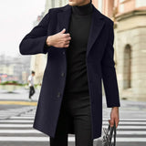 Men's longline coat, view 3