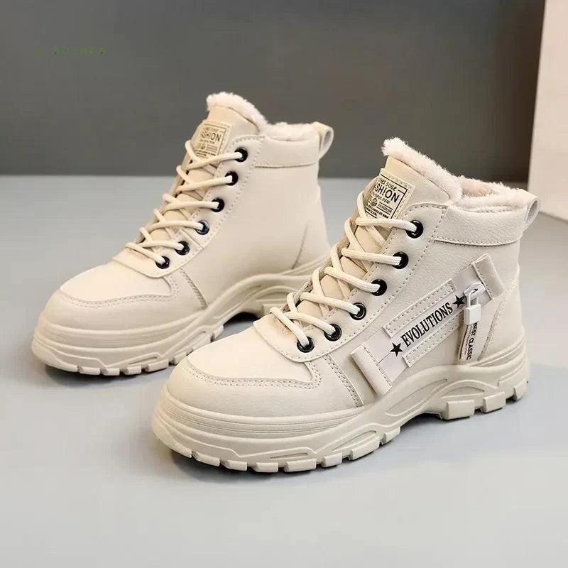 Women's lace-up boots, view 1