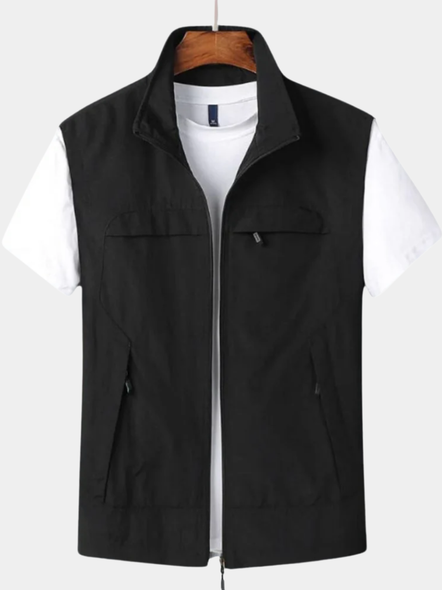 Men's longline cardigan, view 1