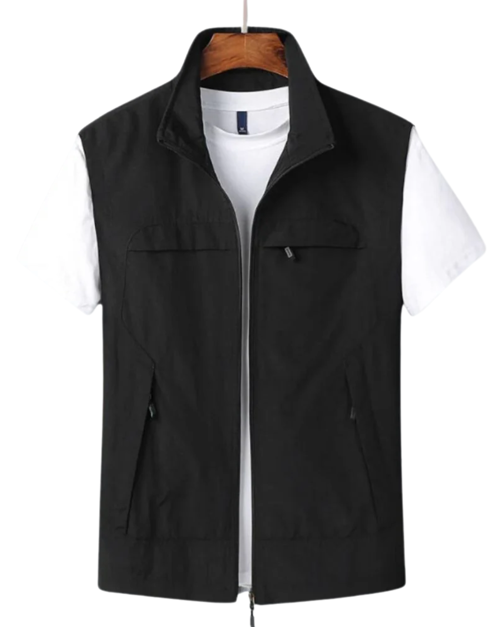 Men's longline cardigan, view 2