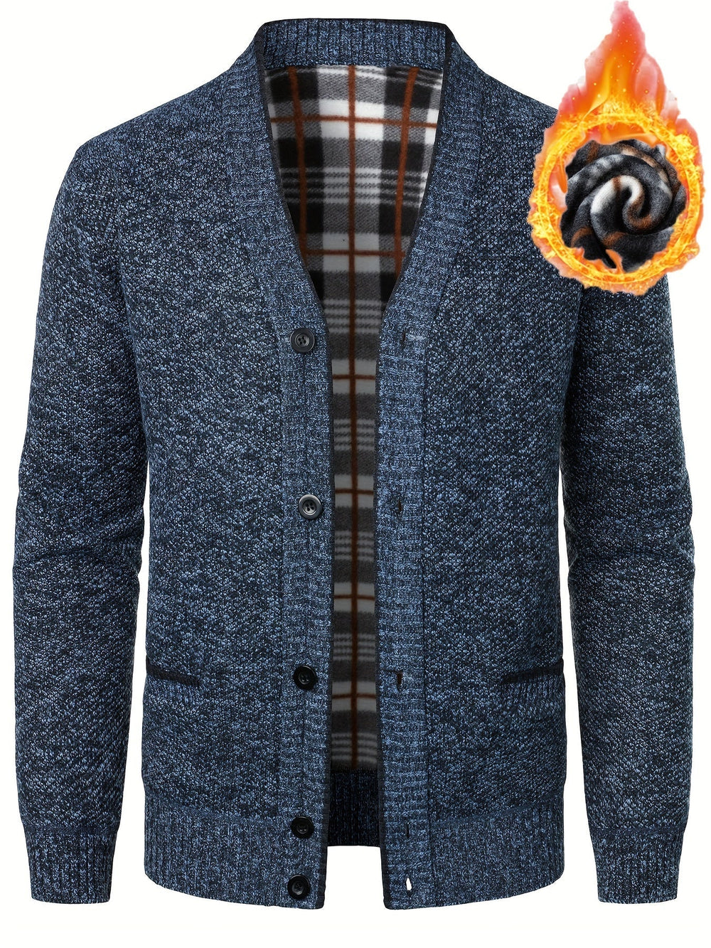 Men's longline cardigan, view 1