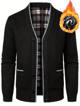 Men's longline cardigan, view 3