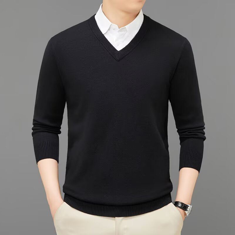 Men's longline sweater, view 2
