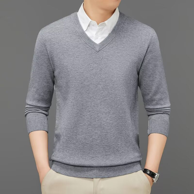 Men's longline sweater, view 3