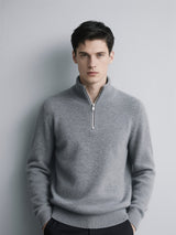 Men's longline sweater, view 1