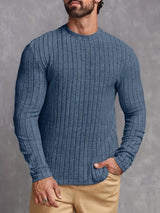 Men's longline sweater, view 3