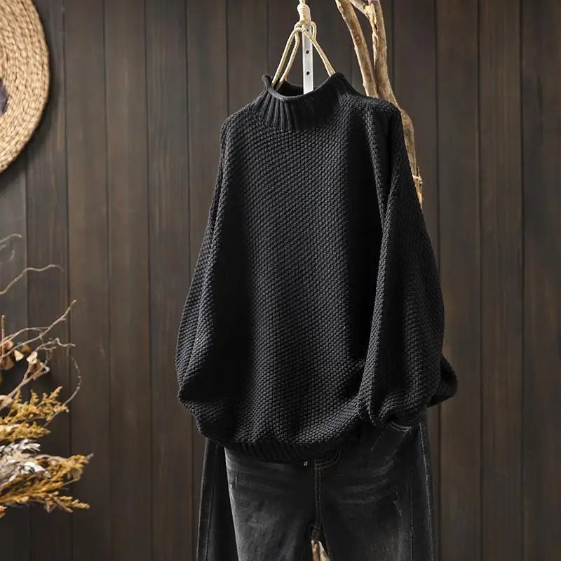 Women's ribbed sweater, view 4