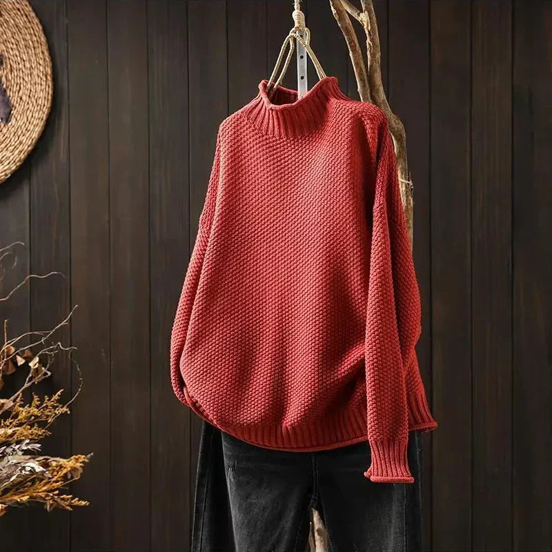 Women's ribbed sweater, view 5