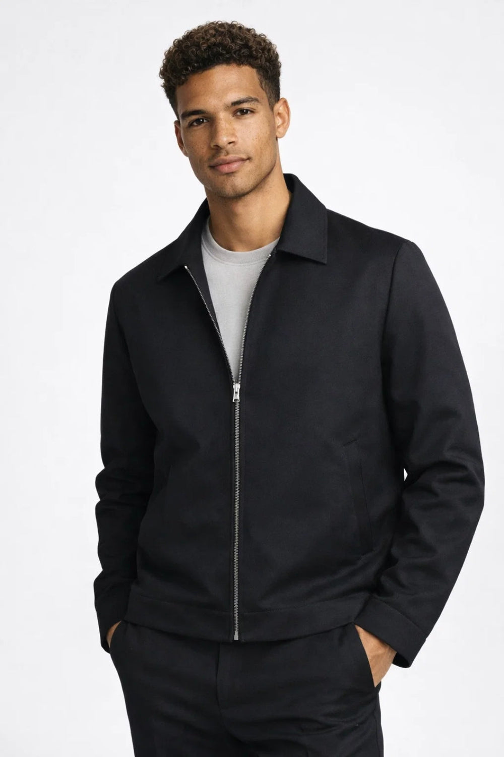 Men's padded coat, view 2
