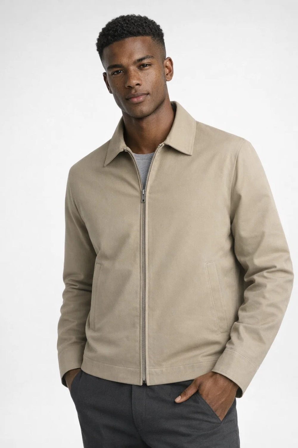 Men's padded coat, view 3