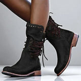 Women's pointed toe ankle boots, view 2